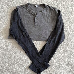 James Perse standard Henley shirt size 2 men’s
